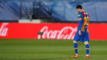 Messi, en Valdebebas este sábado.