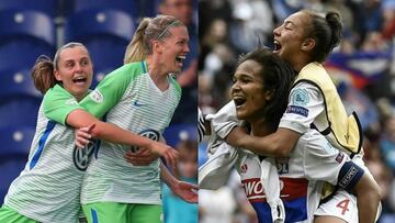 Wolfsburgo y Lyon se verán las caras en la final.
