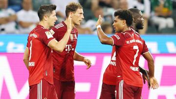 El Bayern, ante el Borussia Moenchengladbach. 