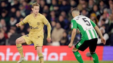 Frenkie de Jong, en el duelo contra el Betis.