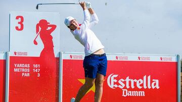 Carlota Ciganda será la gran baza del golf español en el Estrella Damm Mediterranean Open 2018.