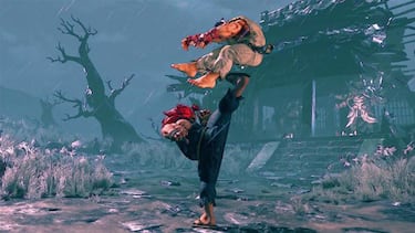Akuma es una bestia en Street Fighter V