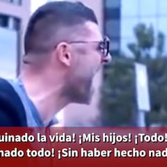 Desgarrador vídeo de Iaquinta desconsolado y a gritos en el juzgado: "¡Me arruinaron la vida!"