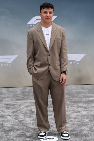 Isack Hadjar posa en la alfombra roja del preestreno de 'F1: La pelcula' celebrado en la ciudad de Nueva York.