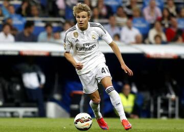 Odegaard in action.