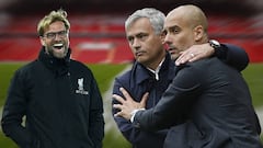 Klopp es la bestia negra de Mourinho y Pep Guardiola