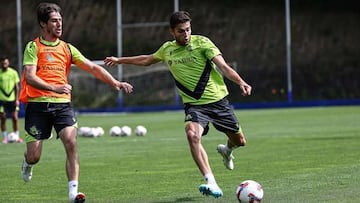Zakharyan en un entrenamiento de esta pretemporada.
