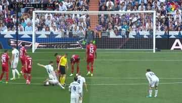 La gran avivada de Nacho que significó gol para el Madrid