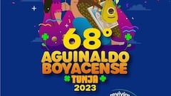 Del 16 al 22 de diciembre se llevará a cabo la 68º edición del Aguinaldo Boyacense en Tunja.
