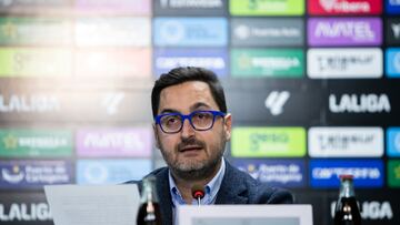 Belmonte compareció ante los medios pero no aceptó preguntas.