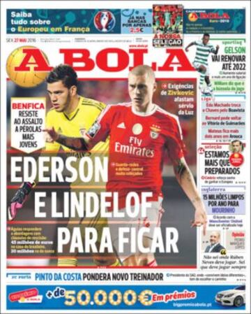 Portadas de la prensa mundial