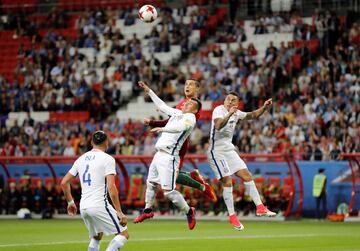 Las mejores imágenes del Portugal-Chile en Kazán