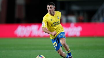 Alberto Moleiro, ante el Huesca.