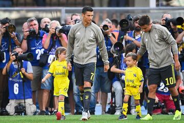 El debut de Cristiano con la Juve en imágenes