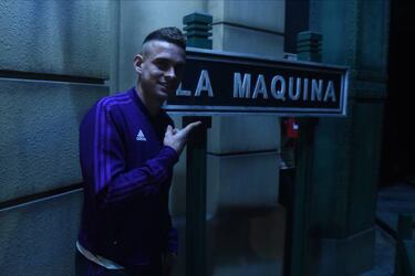 El plantel de River visitó el museo antes de la Recopa