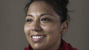 Lima, Friday August 02, 2019 - Thalia Mallqui, Peru âs wrestler at the Villa Deportiva Nacional at the Pan American Games Lima 2019.
Copyright Leslie Searles / Lima 2019
Mandatory credits: Lima 2019
** NO SALES ** NO ARCHIVES **