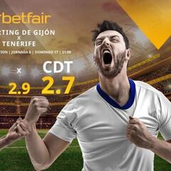 Real Sporting de Gijón vs. CD Tenerife: horario, TV, estadísticas, clasificación y pronósticos