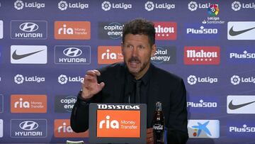 La sentida declaración de amor de Simeone al Atleti cuando le preguntaron por la remontada