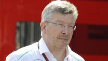 El director de la escudería Mercedes, Ross Brawn.