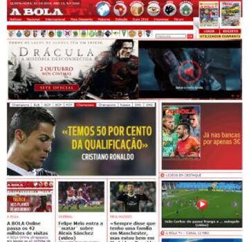 Portadas de la prensa extranjera