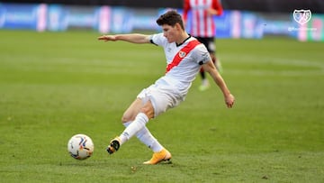 Fran Garc&iacute;a, en el partido contra el Logro&ntilde;&eacute;s.