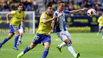 Cádiz 2 - Espanyol 1: resultado, resumen y goles. Copa del Rey