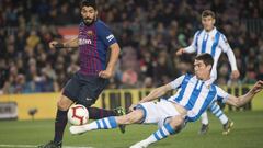 20/04/19 PARTIDO PRIMERA DIVISION 
 BARCELONA  -  REAL SOCIEDAD 
 LUIS SUAREZ 