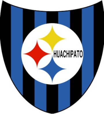 Escudo actual de Huachipato, con las estrellas del U.S Steel, la compañía acerera más importante de la historia.