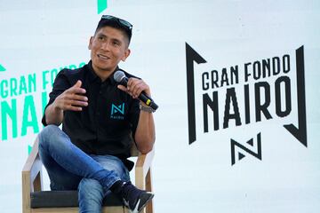 El ciclista colombiano Nairo Quintana habló antes de su evento ciclístico que se llevará a cabo el domingo 20 de noviembre.