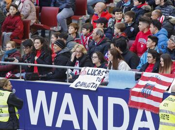 Multitudinario entrenamiento en el Wanda Metropolitano