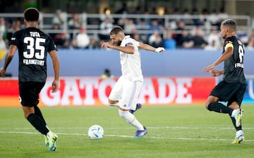 Benzema anotó el 2-0.