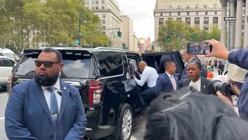 Eric Adams faces 'resign' chants as he exits court amid mounting backlash