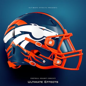 Los 32 cascos de la NFL al estilo de la nueva liga: AAF