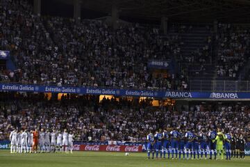 A minute's silence for the victims of the terrorist attacks in Barcelona.