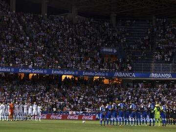 A minute's silence for the victims of the terrorist attacks in Barcelona.