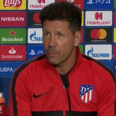 Simeone: "Es difícil preparar algo para un futbolista como Cristiano"