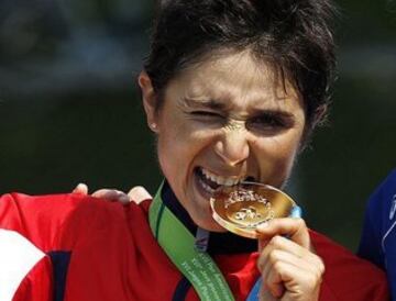 12. La triatleta Bárbara Riveros cierra el listado con $17.603.238. Es la tercera mejor deportista chilena del año en términos de ingresos. 