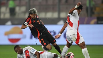 Colombia empata con Perú y sigue invicta en Eliminatorias