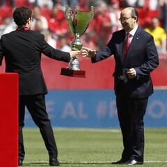 Castro: "Estoy seguro de que
la Copa se vendrá para Sevilla"