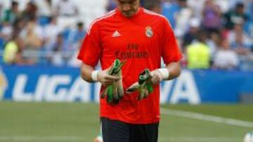 Casillas, el domingo en el Bernabéu.