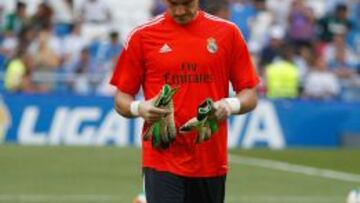 Casillas, el domingo en el Bernab&eacute;u.