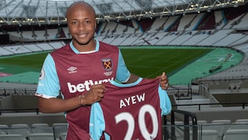 El West Ham cierra su fichaje m¨¢s caro: Ayew por 23,5M€