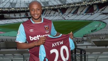 El West Ham cierra su fichaje más caro: Ayew por 23,5M€