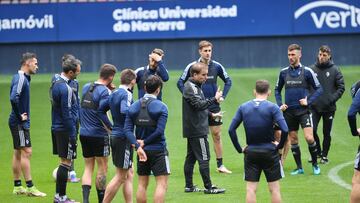 Imagen de un entrenamiento de la pasada temporada.