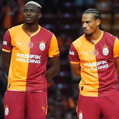 Galatasaray mostra os Osimhen Mark e Leroy San
