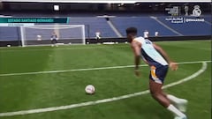 Real Madrid players score spectacular goals at Bernabeu training: Tchouameni’s trivela steals the show