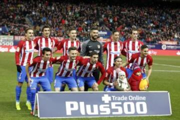 Once inicial del Atlético de Madrid
