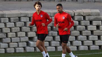 15/10/19 ENTRENAMIENTO ATLETICO DE MADRID
 JOAO FELIX Y LODI