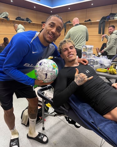 Los deportistas y famosos en Instagram