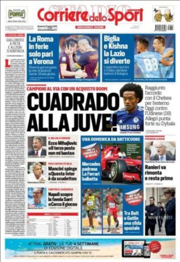 Portadas de la prensa deportiva